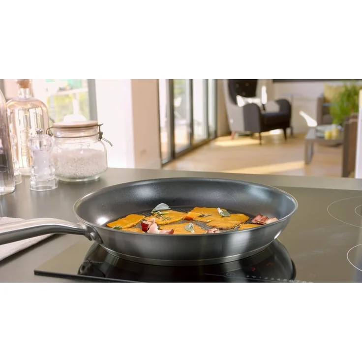 Tefal 'Virtuoso' Bratpfanne mit Temperaturanzeiger, Premium-Edelstahl silber, Ø 28 cm – Bild 4