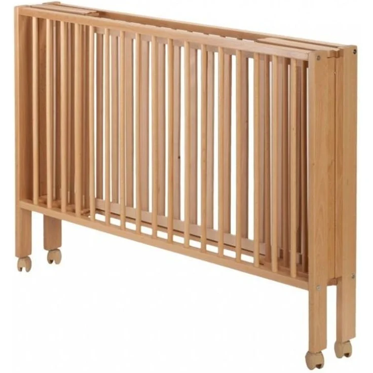 TiSsi Faltbares Kinderbett Buche natur, inkl. Matratze 60x120 cm – Bild 2