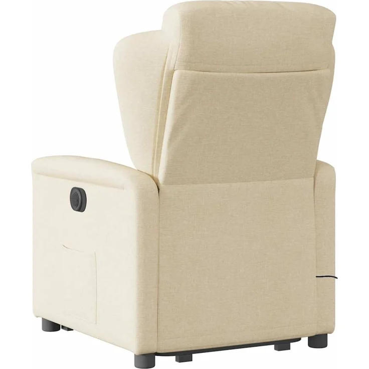 vidaXL Elektrischer Massagesessel mit Aufstehhilfe Creme Stoff 3303172 – Bild 6