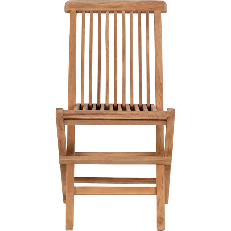 Kinderklappstuhl >Toledo< (2er-Set) in Teak, Massivholz - 31x58x42cm (BxHxT) – Bild 3