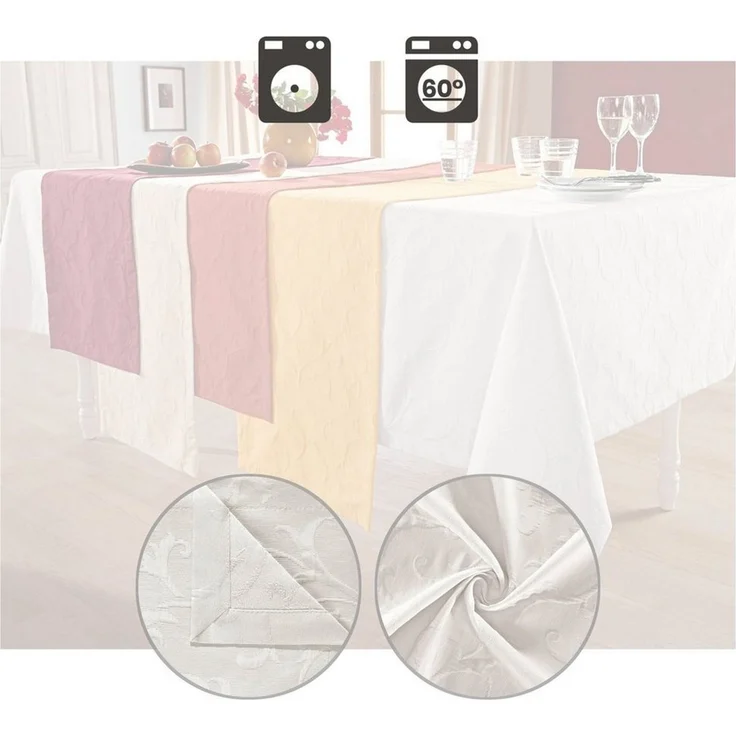 Erwin Müller Tischdecke Tischdecke "Düsseldorf", bügelfrei Uni – Bild 3