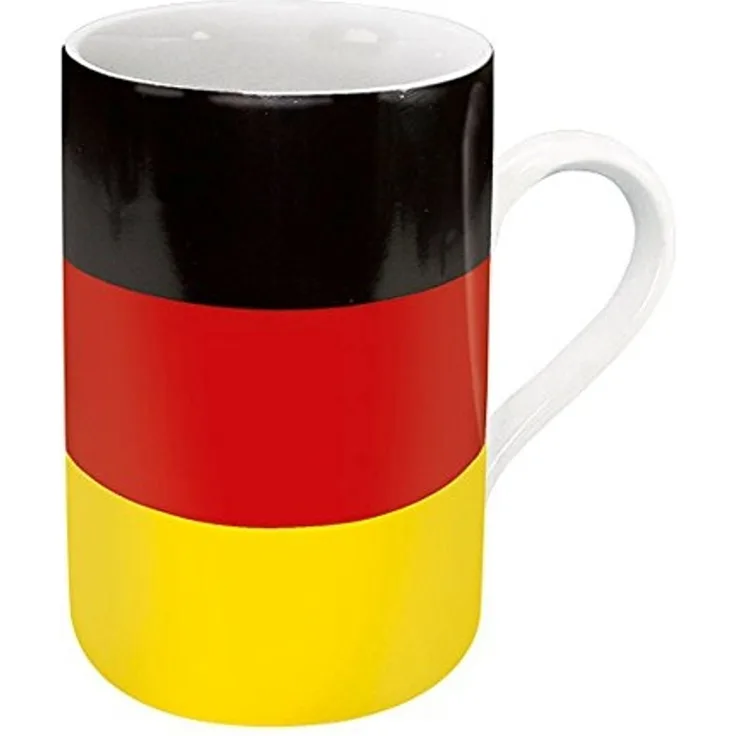 Könitz Kaffeebecher, Porzellan, Mehrfarbig, 11 x 7,5 x 10,5 cm