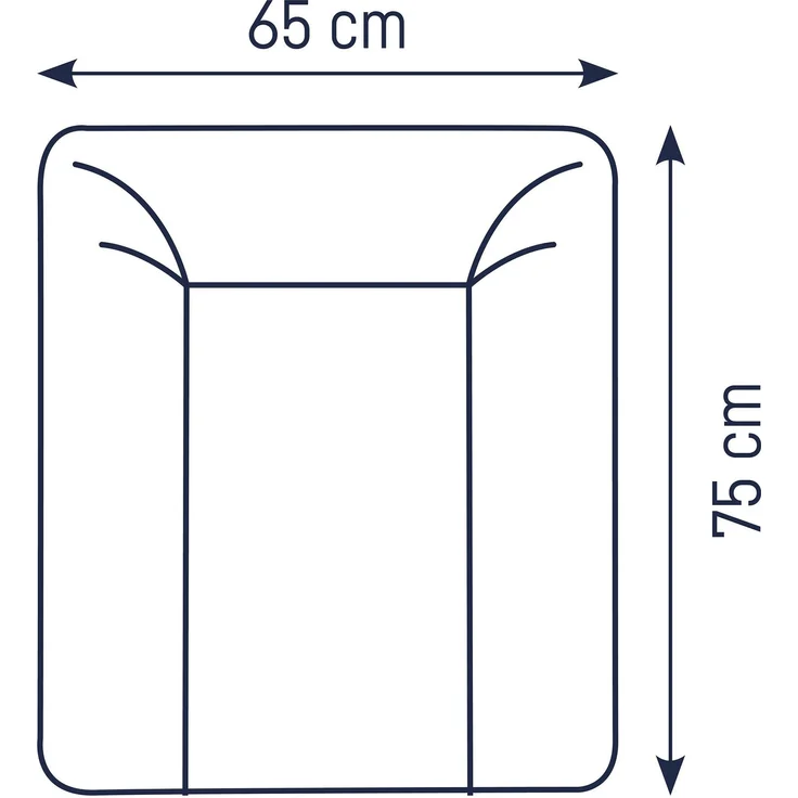 Wickelauflage "Softy", uni weiß – Bild 4
