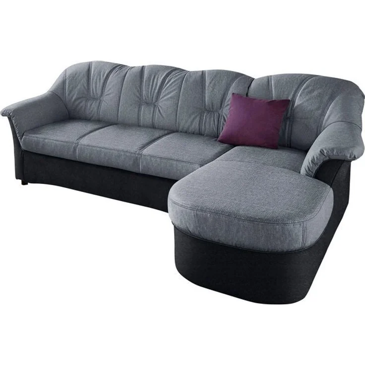 DOMO collection Ecksofa Flores Schlafsofa, B/T/H: 233/142/86 cm, L-Form, wahlweise mit Bettfunktion, wahlweise mit Federkern, auch in Leder – Bild 4