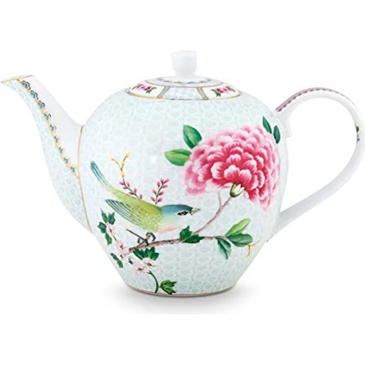 PIP STUDIO Blushing Birds Teekanne gross white 1,6 l