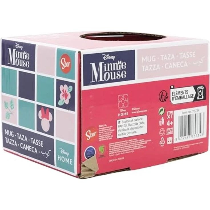 Tasse "Globe" mit Minnie Mouse Motiv 380 ml aus Keramik 13oz – Bild 4