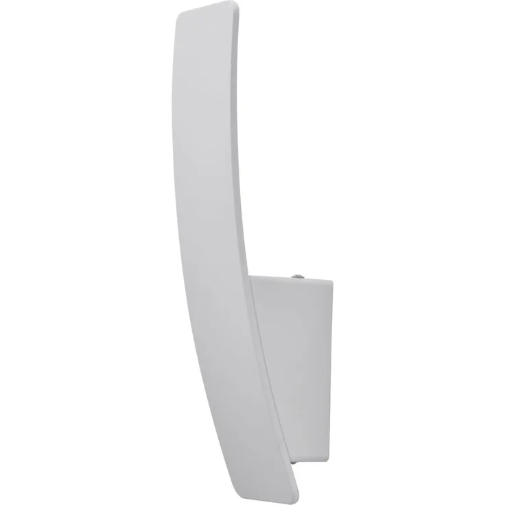 LED Wandleuchte, Aluminium weiß, Höhe 29,5 cm