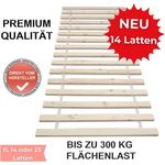 HELO Rolllattenrost Lattenrost Rollrost Holzlatten Bettrost Latten 23 Latten 70x200 cm ( Premium B1 )