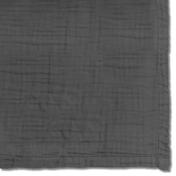 Sleezzz® Musselin Decke schwarz 150 x 200 cm – Bild 6