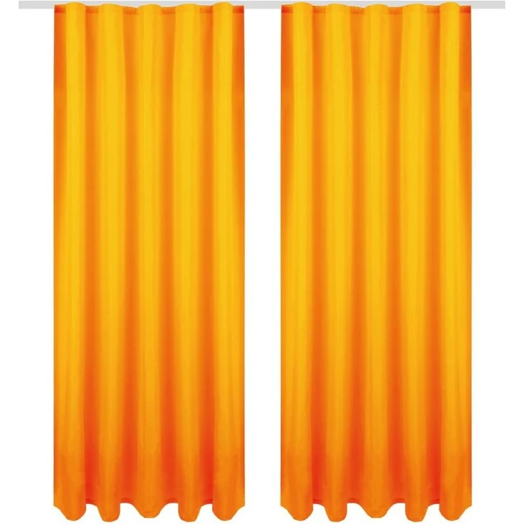 Bestlivings Gardine "Ellen" mit Universalband (2 St), Kräuselband, blickdicht, in moderner Satin-Optik, einfarbig, modern, waschbar bei 30°C – Bild 1