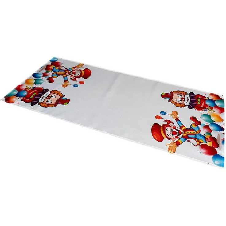 texpot Tischdecke Tischläufer Druck Clowns mit Luftballons (1-tlg) – Bild 4
