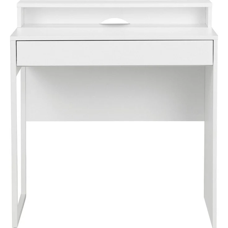 OTTO home Schreibtisch Moid, Computertisch in modernem Design, Breite 80 cm, mit Schublade, Kabeldurchlass & Metallkufe – Bild 2
