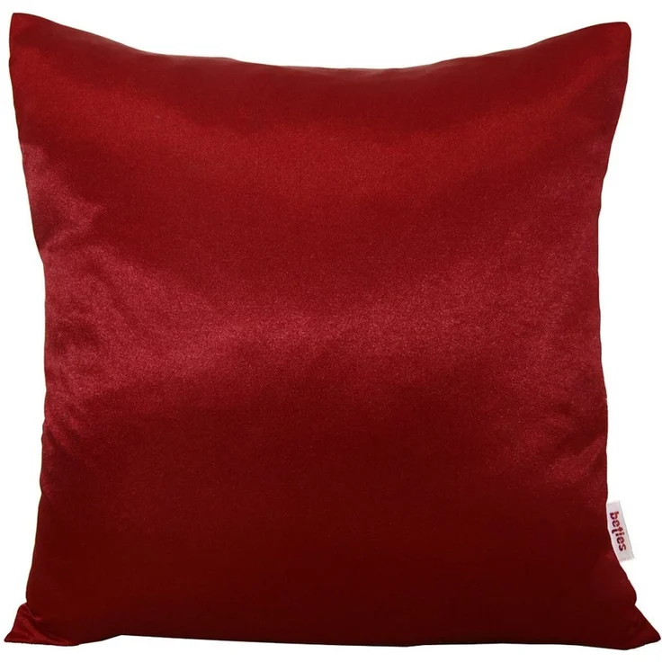 beties Kissenbezug Glanz Satin, (1 Stück), 40x40 cm karmin-rot – Bild 5