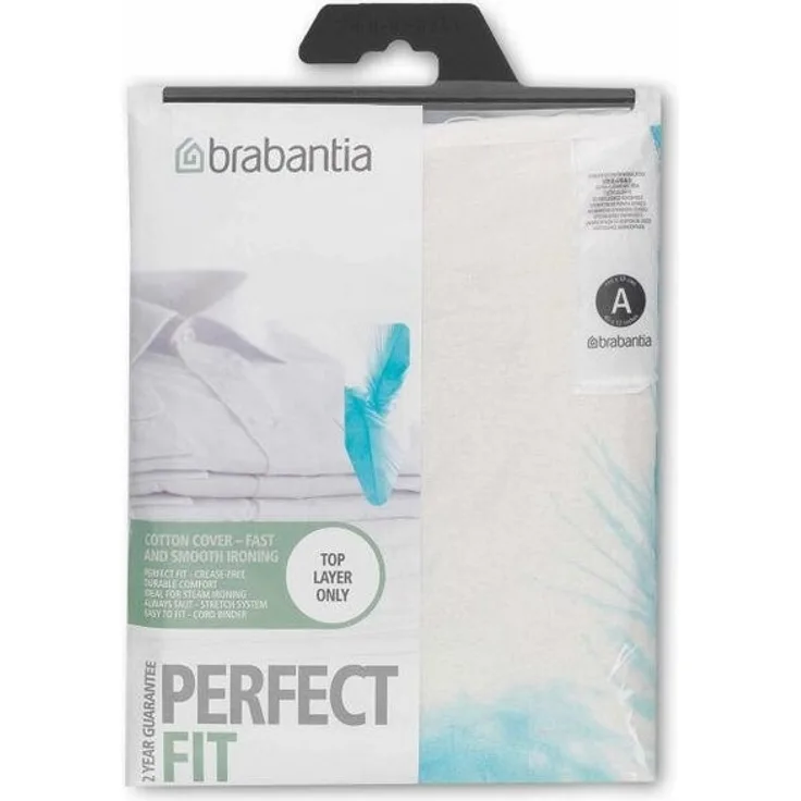 Brabantia Baumwollbezug mit 2mm Schaumstoff, Bügeltischbezug, Colourful, 110x30 cm, 194801