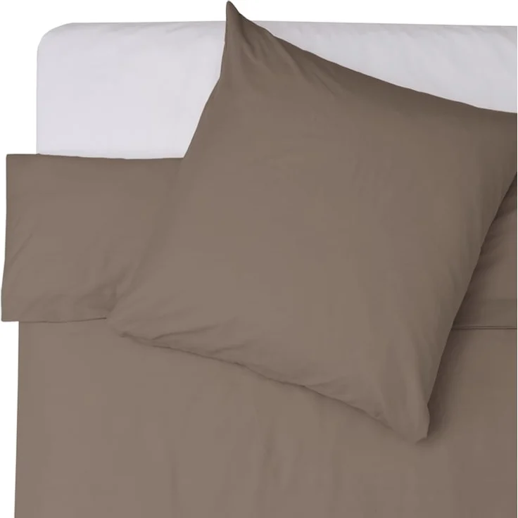 Lumaland Bettwäsche Premium Everyday, 2 teilig, Ganzjahres Bettbezug 155x220cm Kissenbezug 80x80cm – Bild 2