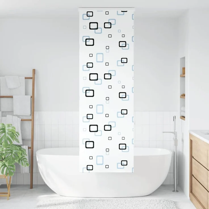 vidaXL Duschrollo mit Kassette 70x240 cm Stoffbreite 66 cm 4014943 – Bild 2