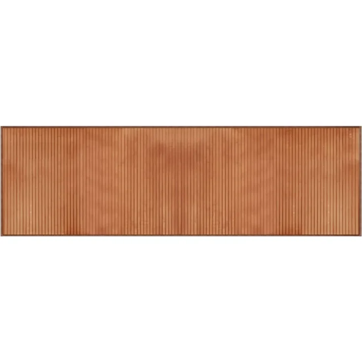 vidaXL Teppich Rechteckig Braun 60x200 cm Bambus 376836 – Bild 2