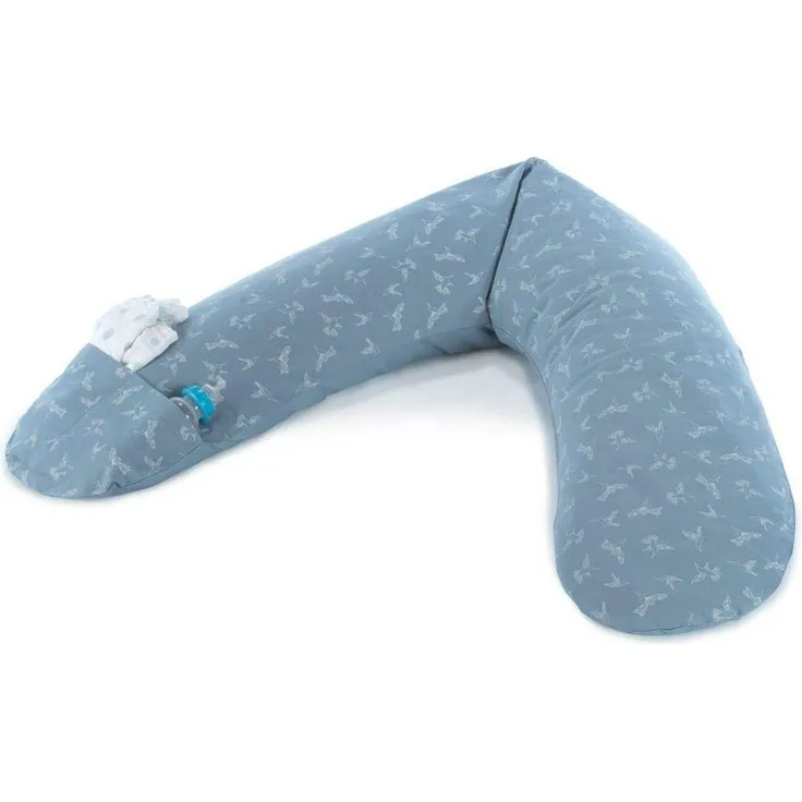 Theraline 'Kangaroo Style Pockets' Das Original Stillkissen mit Mikroperlen kolibris