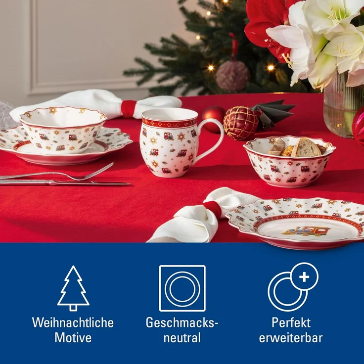 Villeroy & Boch Toy's Delight Jubiläums-Teller Set 4-teilig – Bild 4