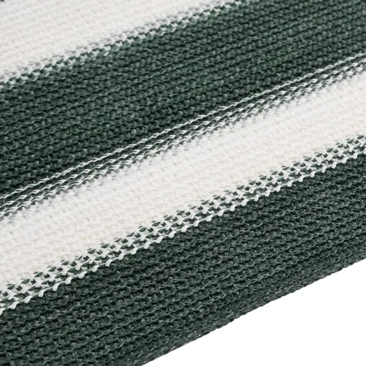 vidaXL Zaunblende Grün und Weiß 2x25 m HDPE 150 g/m² 4003738 – Bild 5