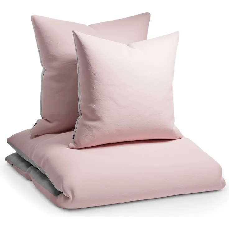 Soft Wonder-Edition Bettwäsche 200x200 cm Rosa