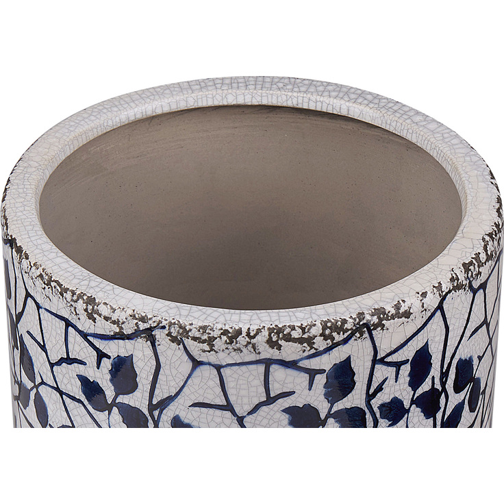 Blumenvase MYOS 15 cm Steinzeug Weiß – Bild 4