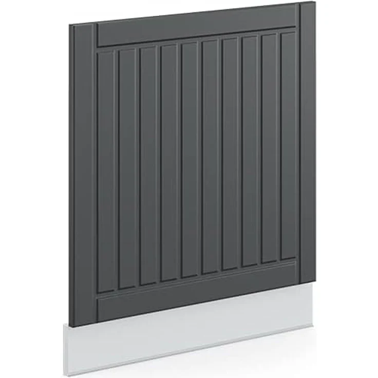 Frontblende Fame-Line Anthrazit Landhaus 60 cm ohne Arbeitsplatte Vicco – Bild 1