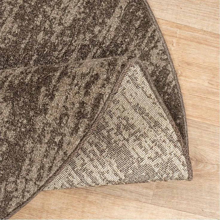 Sanat Teppich Oslo, rund, Höhe: 10 mm, Kurzflor, Wohnzimmer, Schlafzimmer, fussbodenheizungsgeeignet – Bild 2