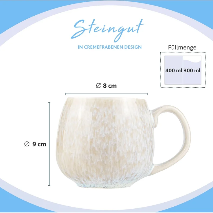 SÄNGER Kaffeebecher Set Santorini 4 teilig – Bild 6