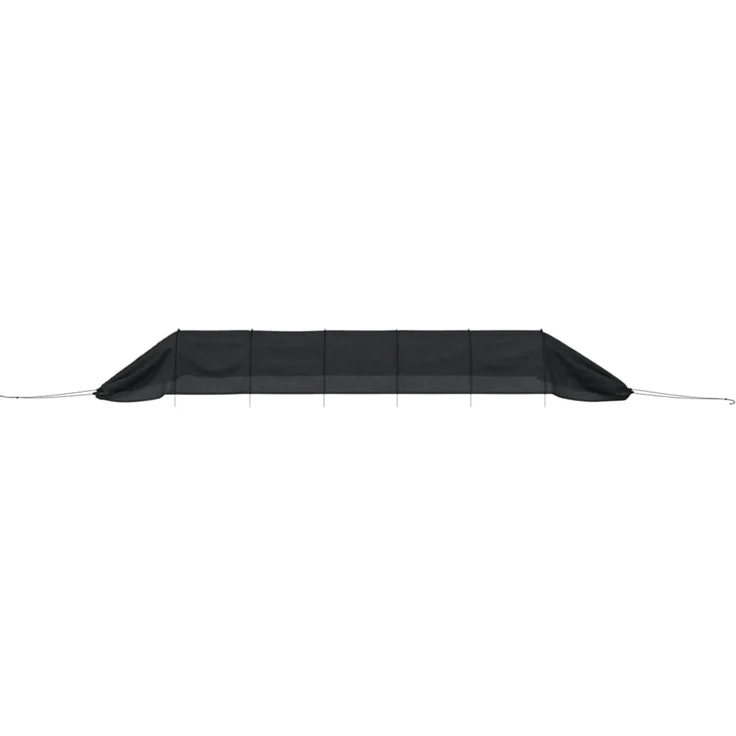 vidaXL Netztunnel 2 Stk. Schwarz Stahl und Polyethylen 3281496 – Bild 5
