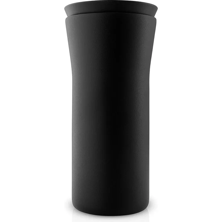 Eva Solo City To Go Cup Black, Thermobecher, Isolierbecher, Thermo Becher, Edelstahl / Kunststoff, Schwarz, 350 ml, 567042
