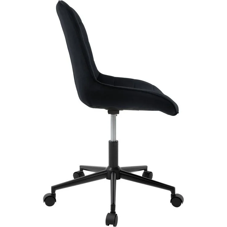 ML-DESIGN Bürostuhl Schreibtischstuhl mit Rückenlehne 360° drehbar höhenverstellbar (1 St), Polsterstuhl Schwarz, Samtbezug Metallgestell Drehstuhl Sessel – Bild 2