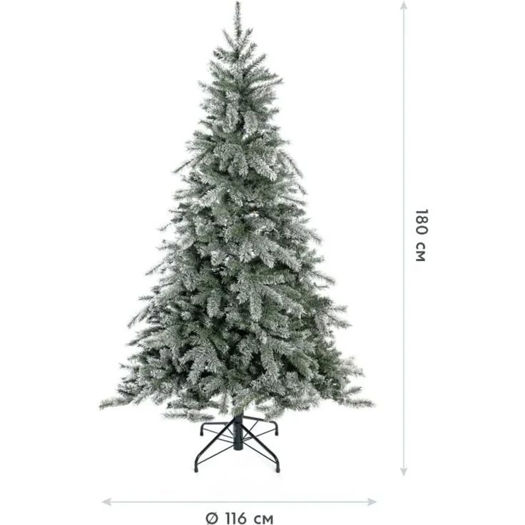 Evergreen Künstlicher Weihnachtsbaum Frost Fichte – Bild 5