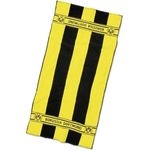 Borussia Dortmund, BVB-Duschtuch mit Blockstreifen, Schwarz / Gelb, 70x140 cm