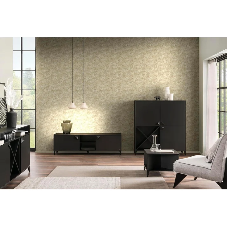 LOOKS BY WOLFGANG JOOP Highboard Classic, schwarz matt, 120 x 39 x 130 cm – Bild 2