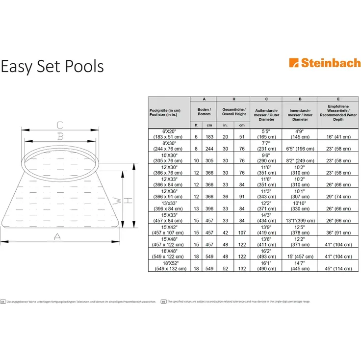 INTEX Swimming Pool Easy Set 366x76cm – Bild 5