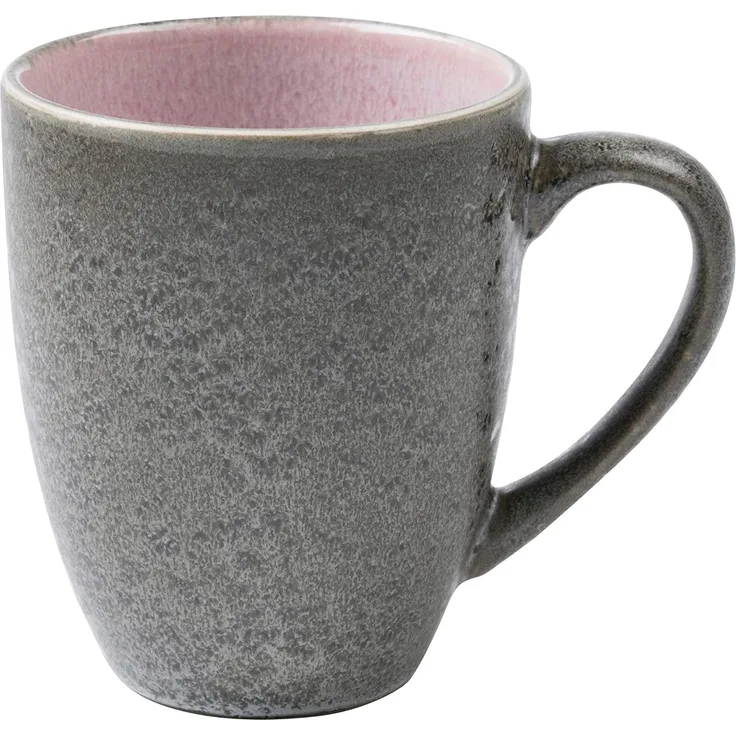 Bitz Henkelbecher grau / pink 300 ml