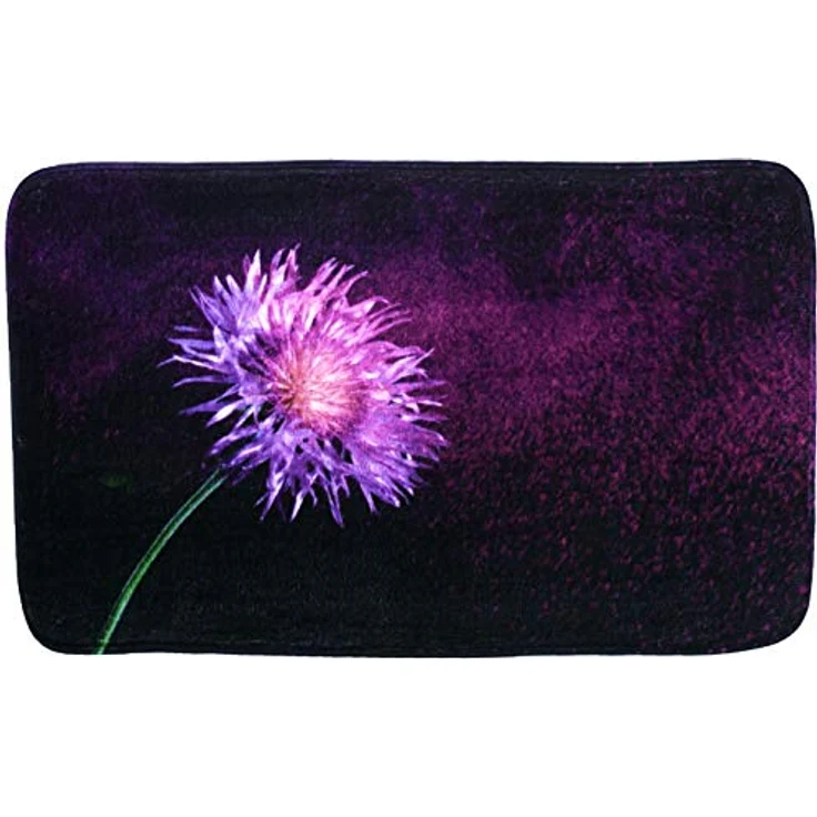 Sanilo Badematte Purple Dust, rutschhemmend, waschbar, schnelltrocknend, Polyester, rechteckig, sehr weich, hochwertig & modern, 50 x 80 cm oder 70 x 110 cm – Bild 5