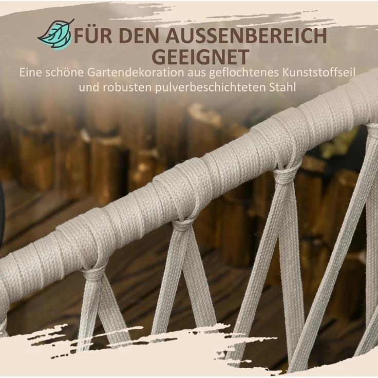 Outsunny Balkonset Mosaiksteine, Terassenmöbel, wetterbeständig – Bild 5