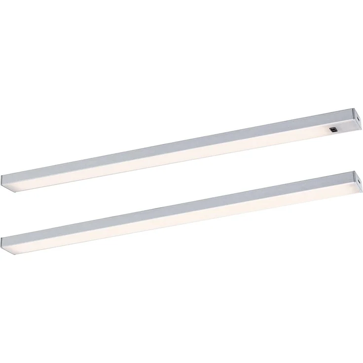 LED Unterschrankleuchte Inline Starterset 3000K dimmbar 2x4W 350x26mm 2x350lm 230/24V Chrom matt – Bild 11
