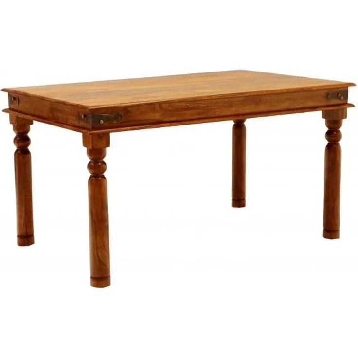 Esstisch Jali 120x90 aus indischem Sheesham-Massivholz