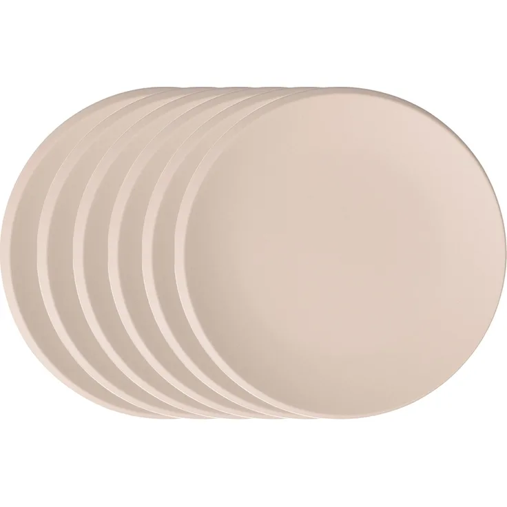 Villeroy & Boch NewMoon beige Frühstücksteller ø 24 cm 6er Set
