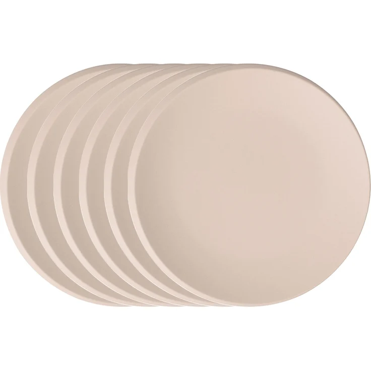 Villeroy & Boch NewMoon beige Frühstücksteller ø 24 cm 6er Set – Bild 1