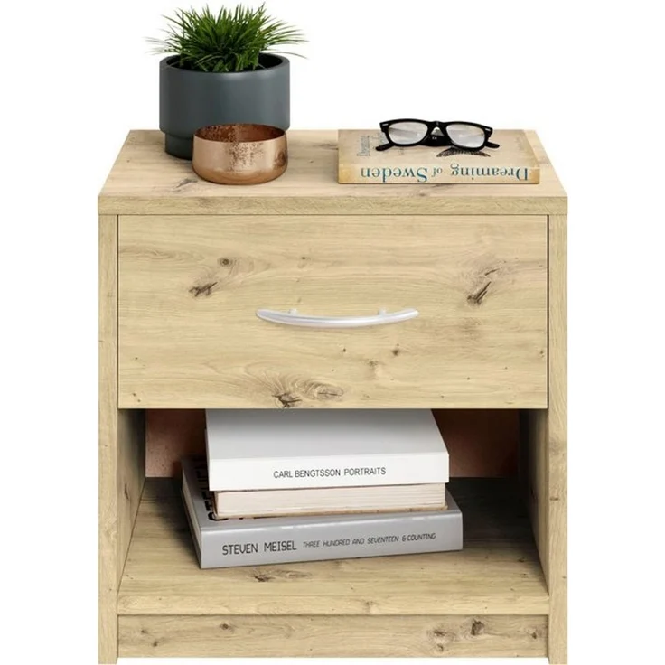 Nachtkommode 1 Schublade 38-533-R8 PEPE Artisan Eiche Nb. ca. 39 x 41 x 28 cm – Bild 4