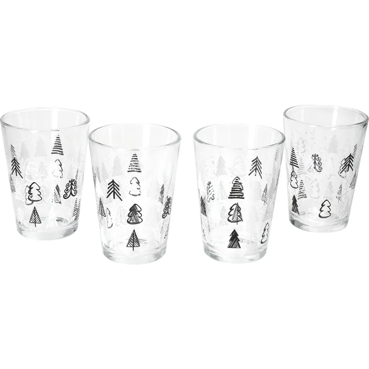 Ritzenhoff Weihnachtsbaum 4x Glühwein-Gläser 240ml H11cm