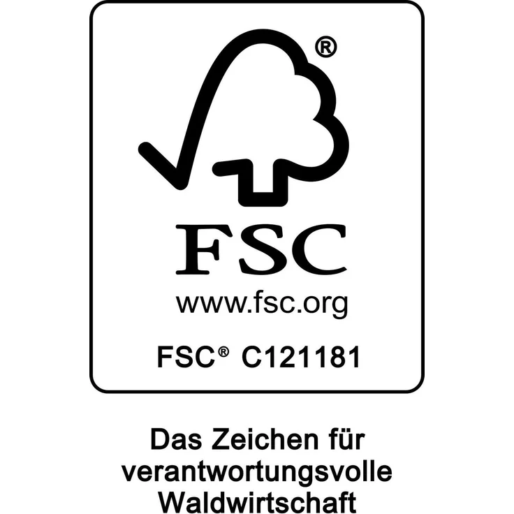 LECO Sonnenliege GRAZIA inkl. Polsterauflage grau, Eukalyptus FSC 100 %, 168x53x62 cm – Bild 3