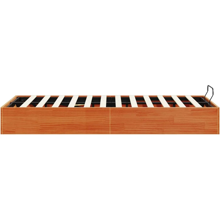 vidaXL Ottoman Bettgestell mit Stauraum Wachsbraun 120x190 cm 3418776 – Bild 7
