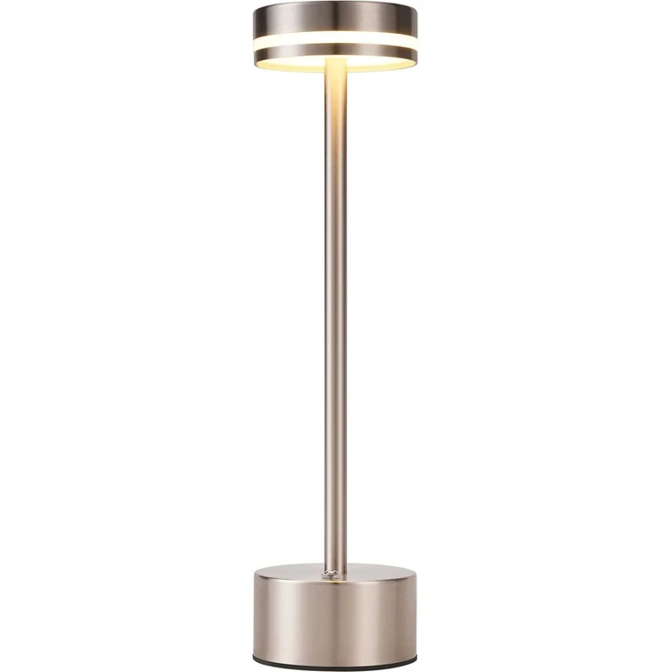 ZMH Tischlampe Akku LED- Tischleuchte Kabellos - Nachttischlampe Dimmbare mit USB-C Aufladbar Batterie Touch- Lampe Gold Tischlampen -für Schlafzimmer Esszimmer Büro (Silber, 2ER) – Bild 9