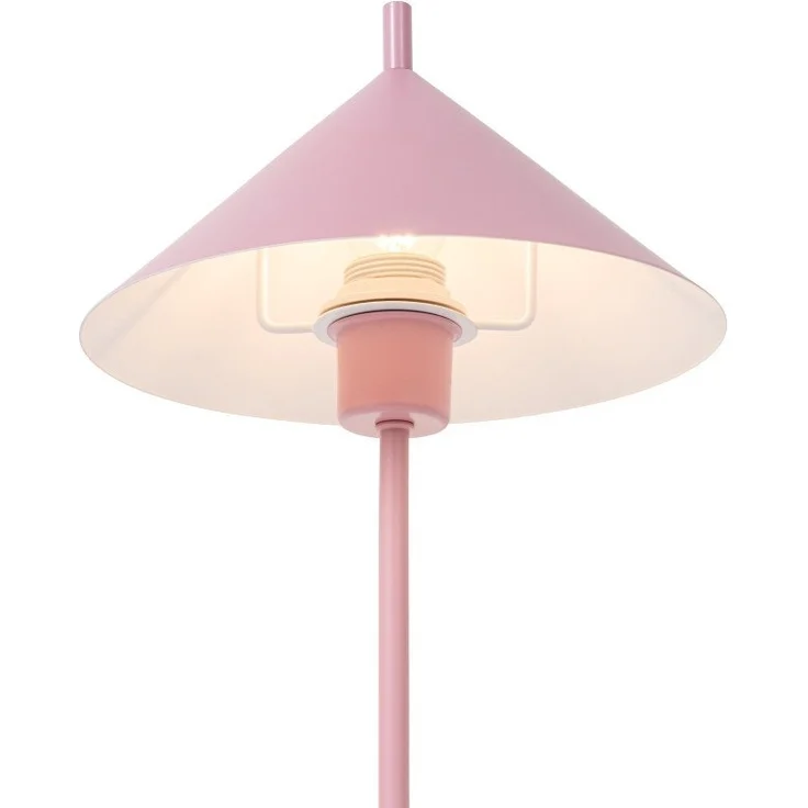 Qazqa Tischleuchte Triangolo, ohne Leuchtmittel, E27, Rosa, Design, Stahl, 1-flammig – Bild 3