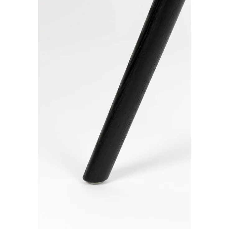 Zuiver Esszimmerstuhl Albert Kuip All Black im 2er-Set mit schwarzer Polypropylen-Sitzschale und Aluminiumgestell – Bild 10